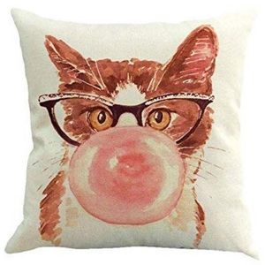 🌸 Cute Cat Pillow Cover 🌸